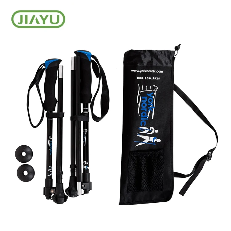Pol de trekking plegable de doble mànec